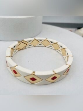 Roxanne Assoulin Authentic Queen of Diamonds Bracelets in Enamel NEW
